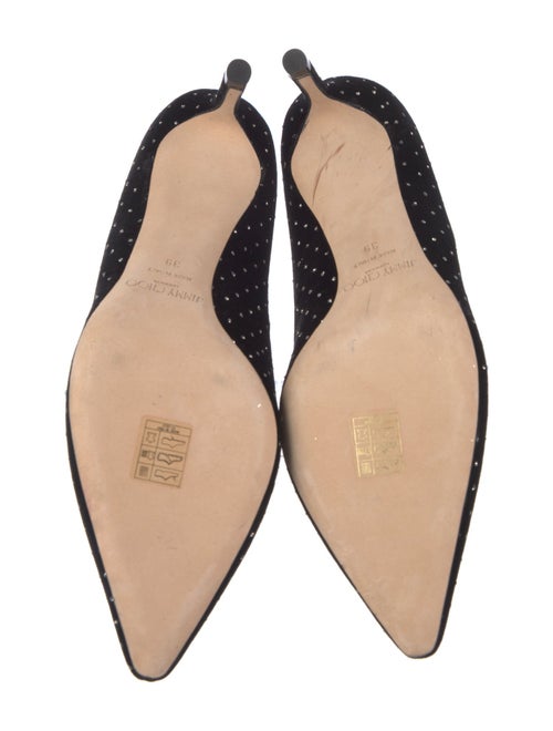 Jimmy Choo Velvet Studded Accents Pumps