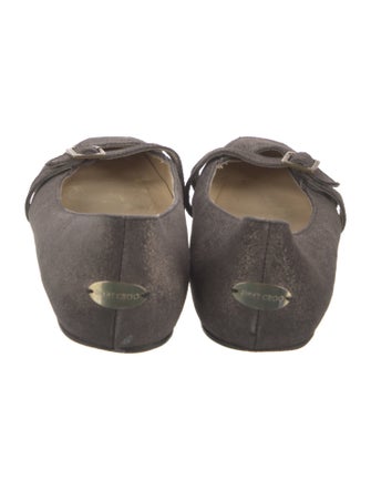Jimmy Choo Vintage Suede Ballet Flats