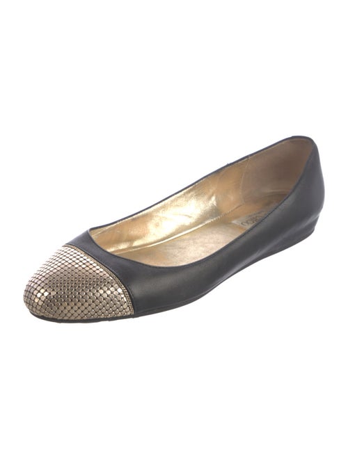 Jimmy Choo Leather Ballet Flats