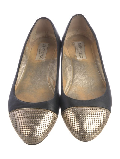 Jimmy Choo Leather Ballet Flats