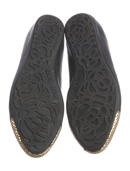 Jimmy Choo Leather Ballet Flats