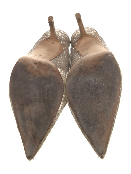 Jimmy Choo Mesh Mesh Accents Mules