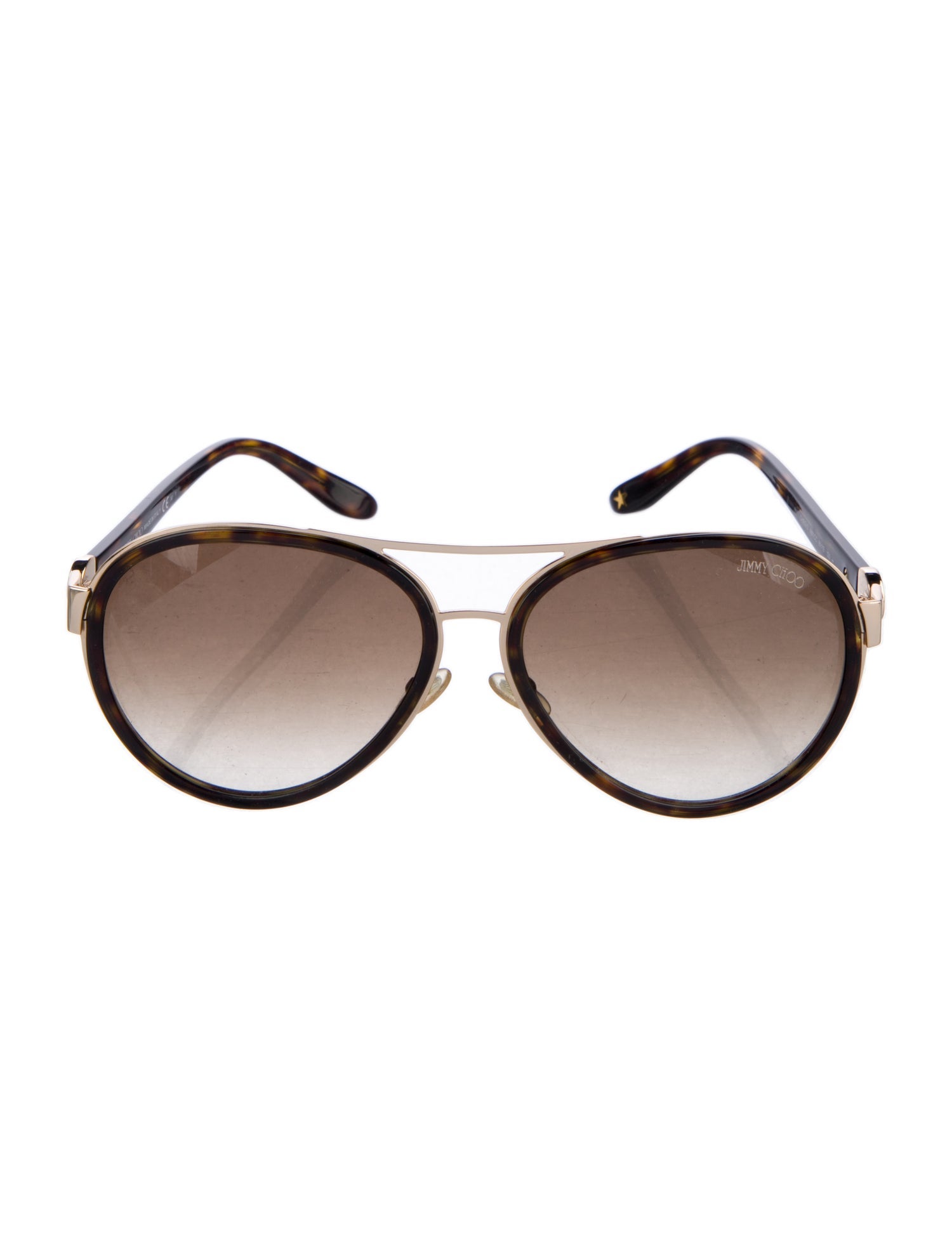 Jimmy Choo Aviator Gradient Sunglasses