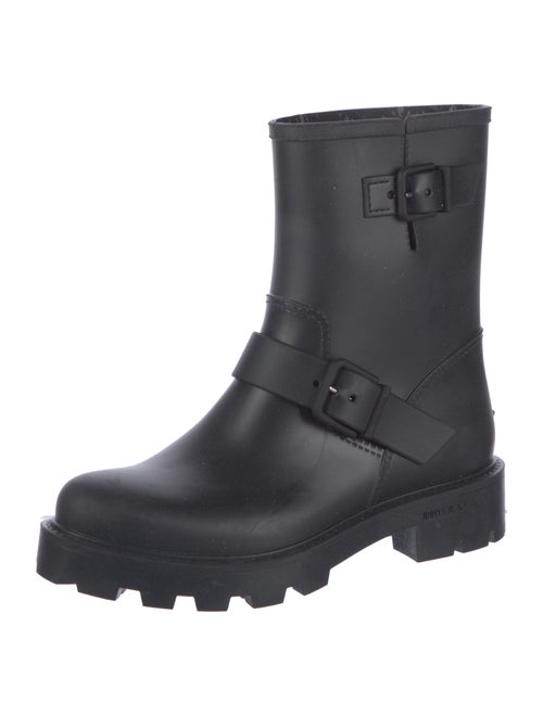 Jimmy Choo Yael Flat Boot Rubber Rain Boots