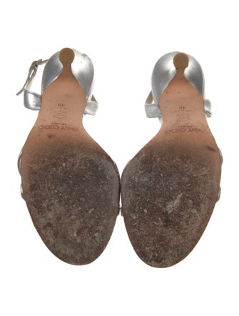 Jimmy Choo Leather Slingback Sandals