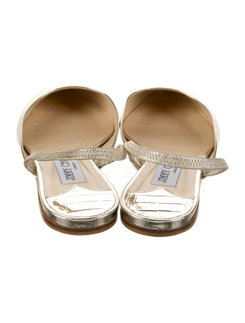 Jimmy Choo Patent Leather Slingback Flats