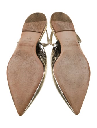 Jimmy Choo Patent Leather Slingback Flats