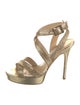 Jimmy Choo Glitter Glitter Accents Sandals