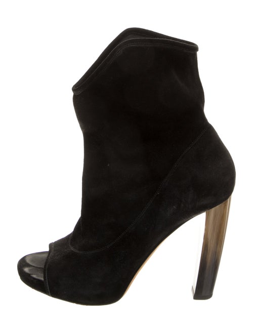 Jimmy Choo Suede Colorblock Pattern Boots