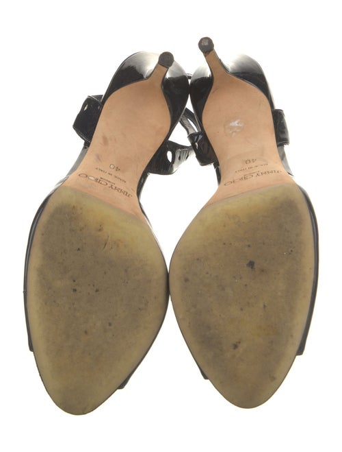 Jimmy Choo Patent Leather Slingback Sandals
