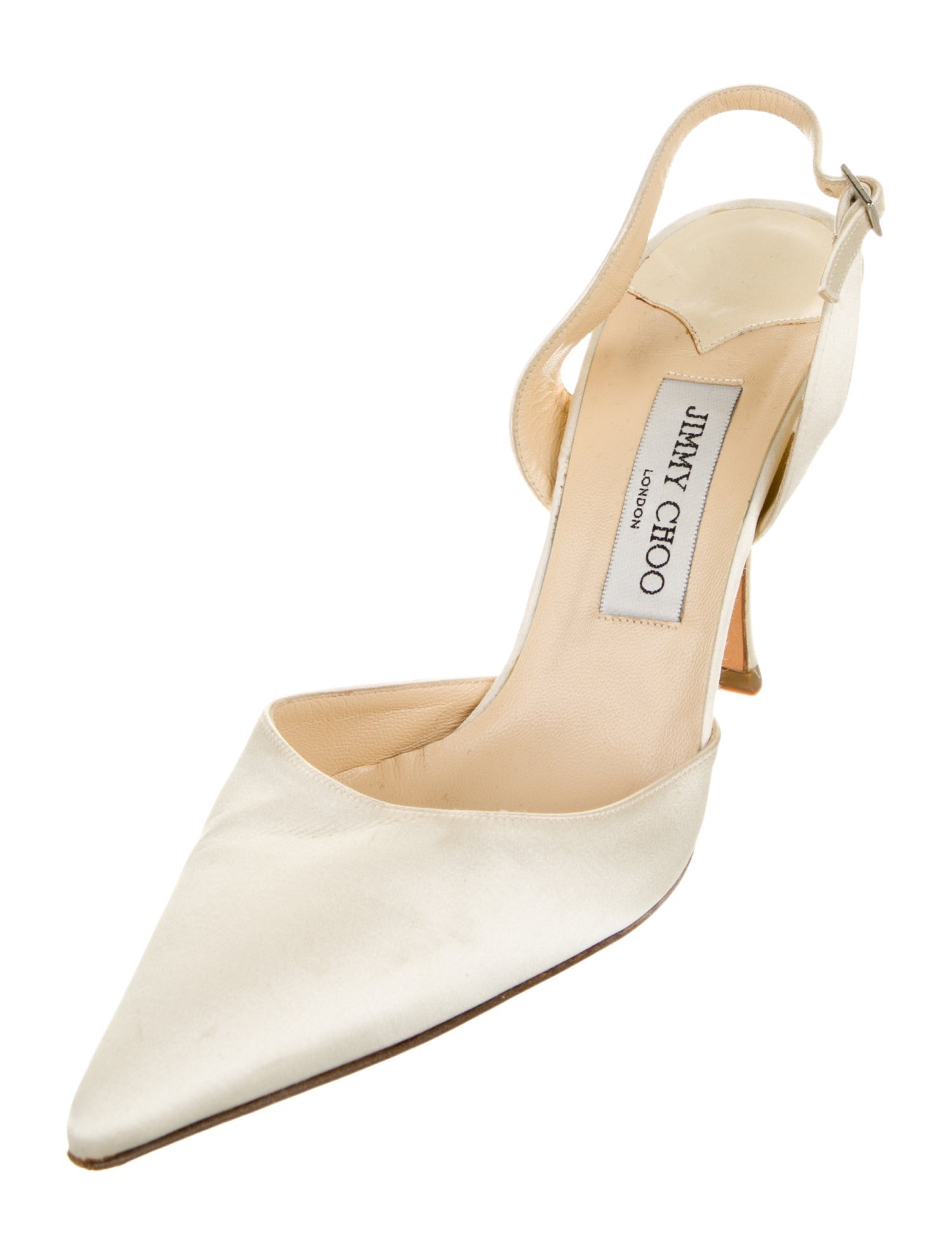 Jimmy Choo Satin Slingback Pumps