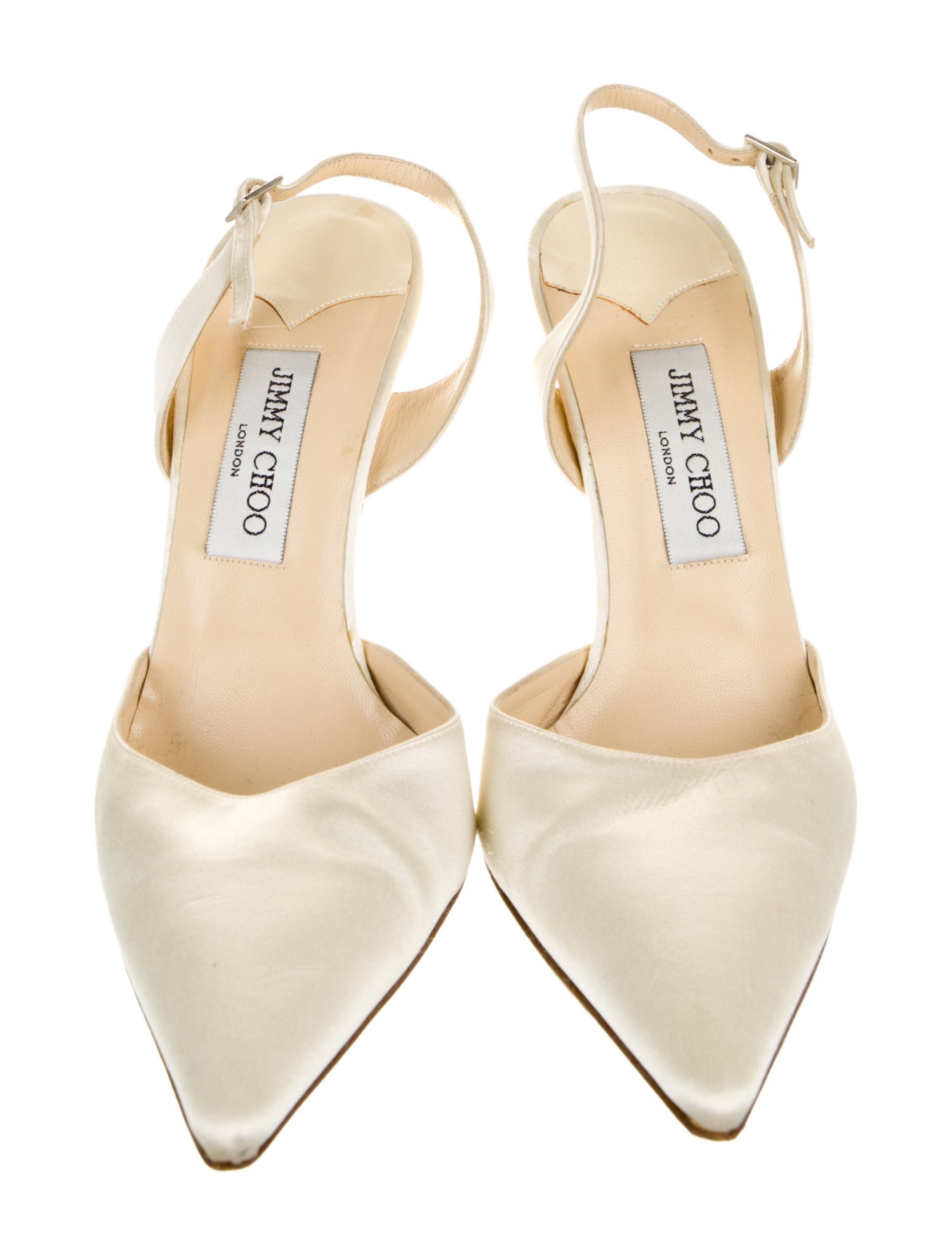 Jimmy Choo Satin Slingback Pumps