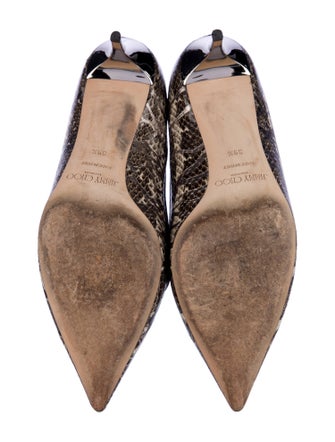 Jimmy Choo Snakeskin Animal Print Pumps