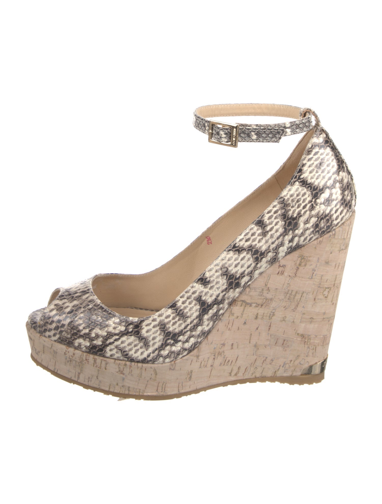 Jimmy Choo Snakeskin Printed Pumps