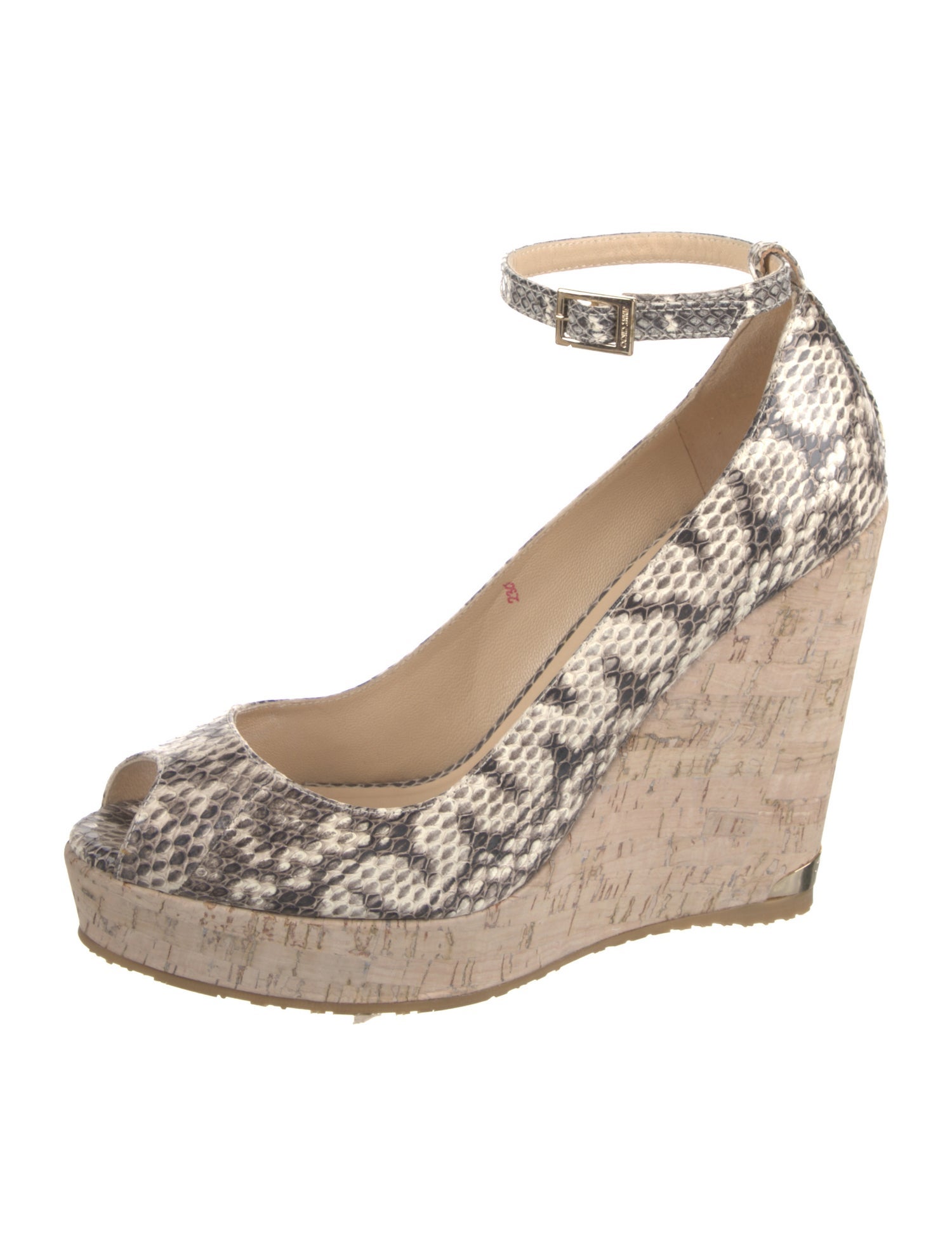 Jimmy Choo Snakeskin Printed Pumps