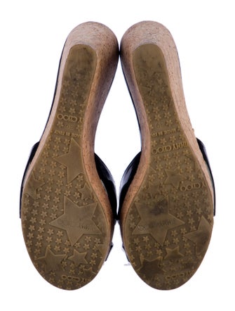 Jimmy Choo Patent Leather Slides