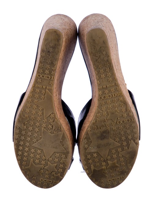 Jimmy Choo Patent Leather Slides