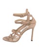 Jimmy Choo Suede Leather Trim Embellishment Sandals