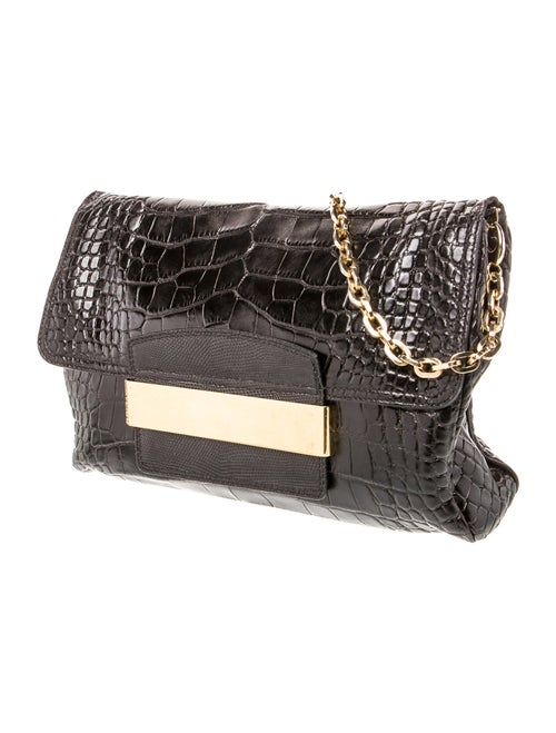 Jimmy Choo Embossed Leather Shoulder Bag