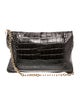 Jimmy Choo Embossed Leather Shoulder Bag