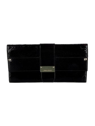 Jimmy Choo Patent Leather Continental Wallet