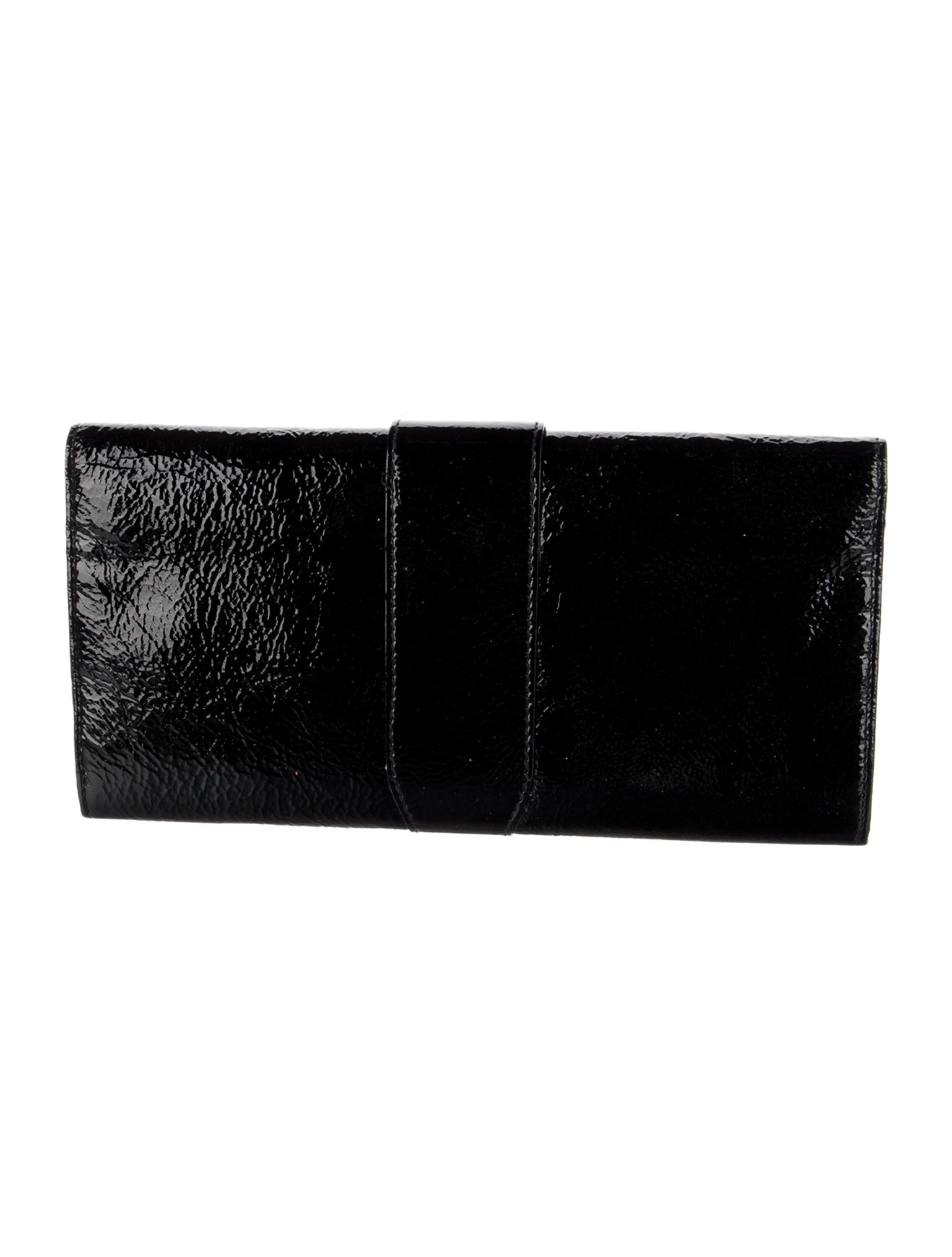 Jimmy Choo Patent Leather Continental Wallet