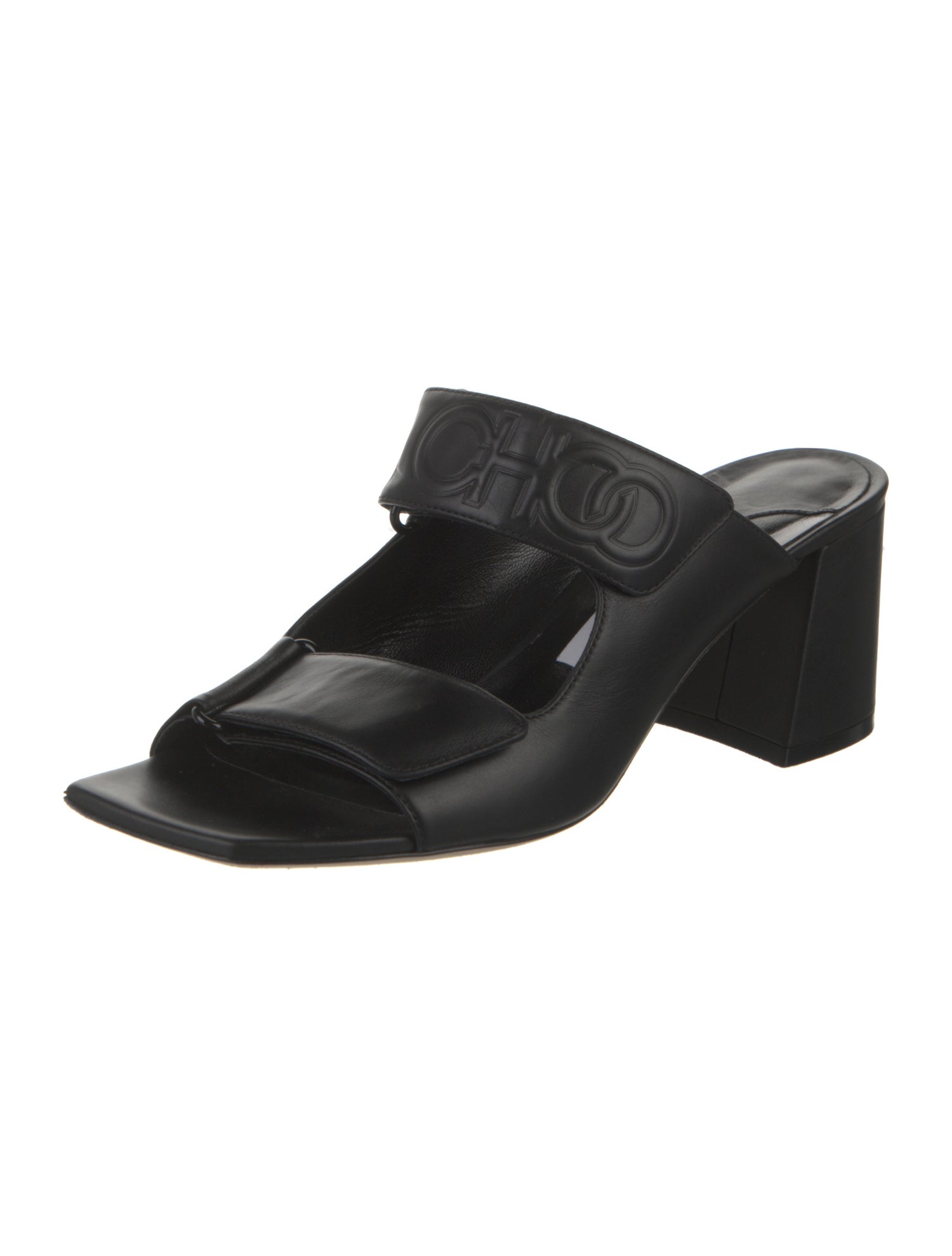 Jimmy Choo Leather Slides