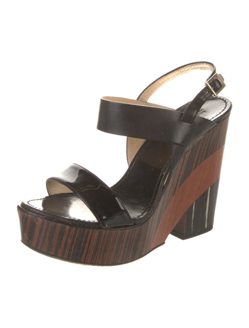 Jimmy Choo Leather Slingback Sandals