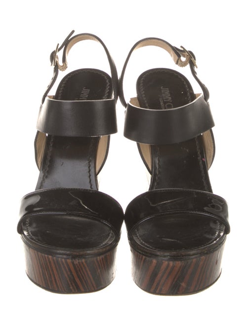 Jimmy Choo Leather Slingback Sandals