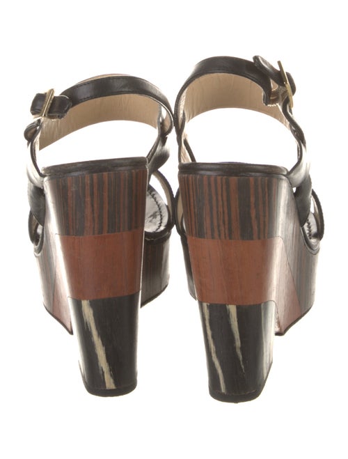 Jimmy Choo Leather Slingback Sandals