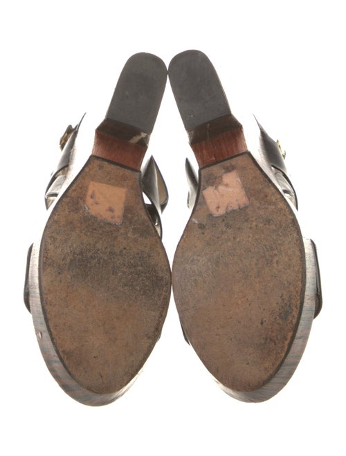 Jimmy Choo Leather Slingback Sandals