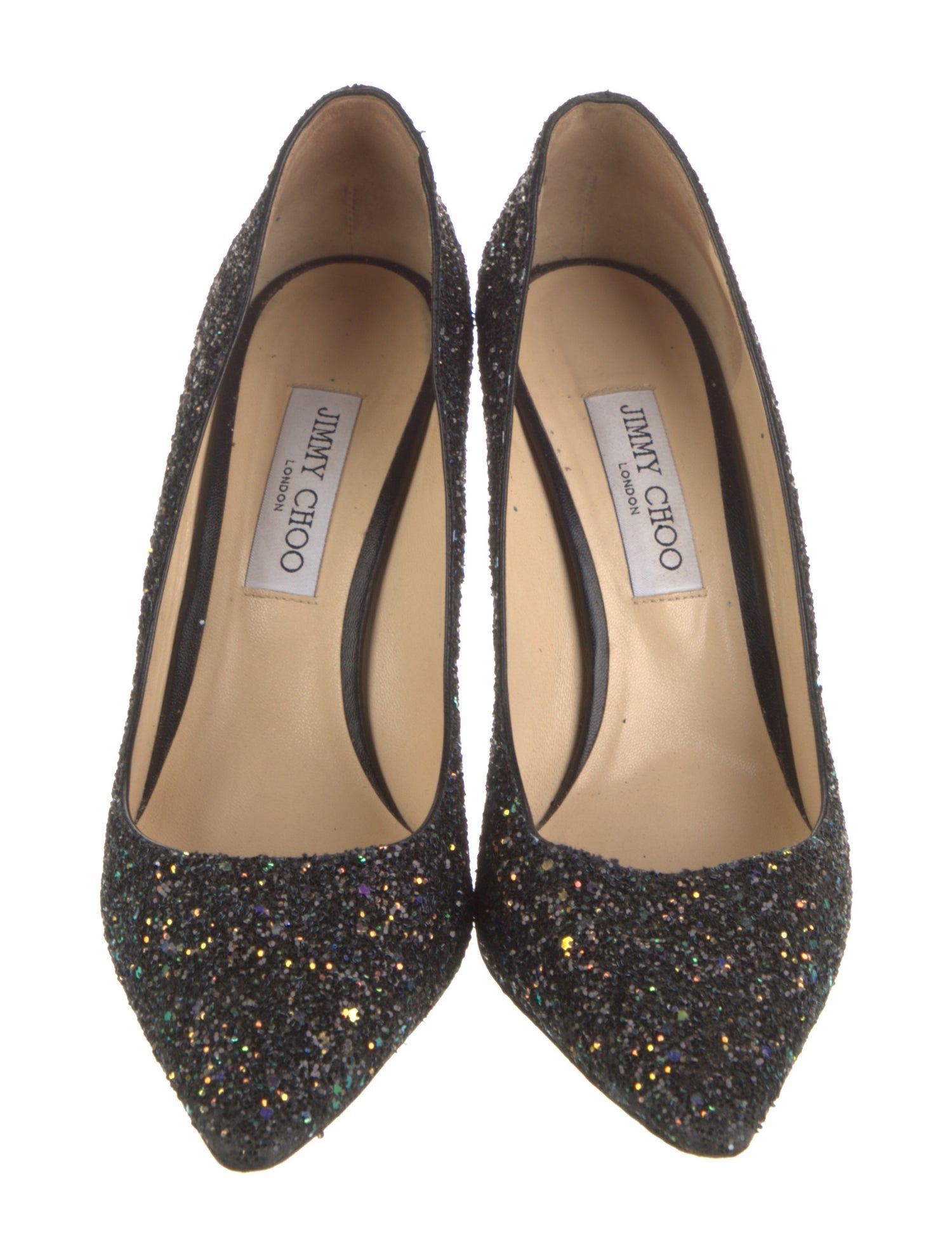 Jimmy Choo Glitter Glitter Accents Pumps