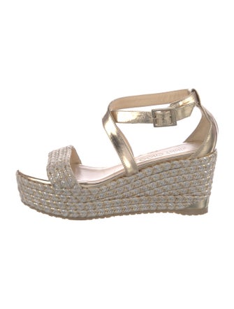 Jimmy Choo Leather Espadrilles