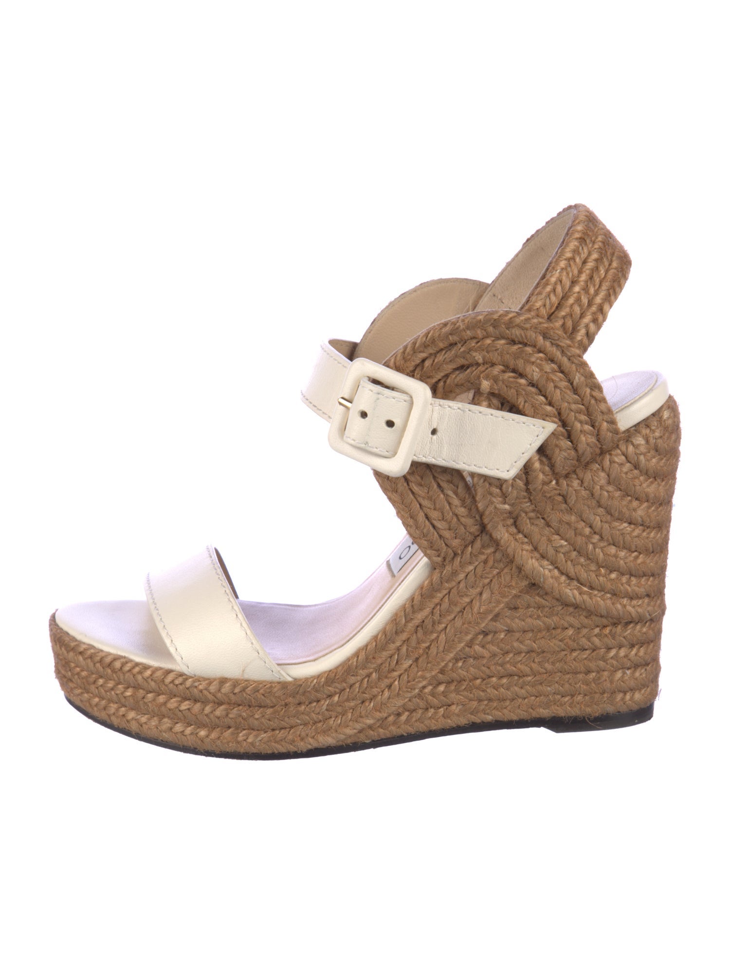 Jimmy Choo Leather Espadrilles