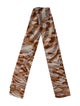 Jimmy Choo Silk Animal Print Scarf