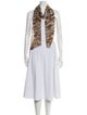 Jimmy Choo Silk Animal Print Scarf