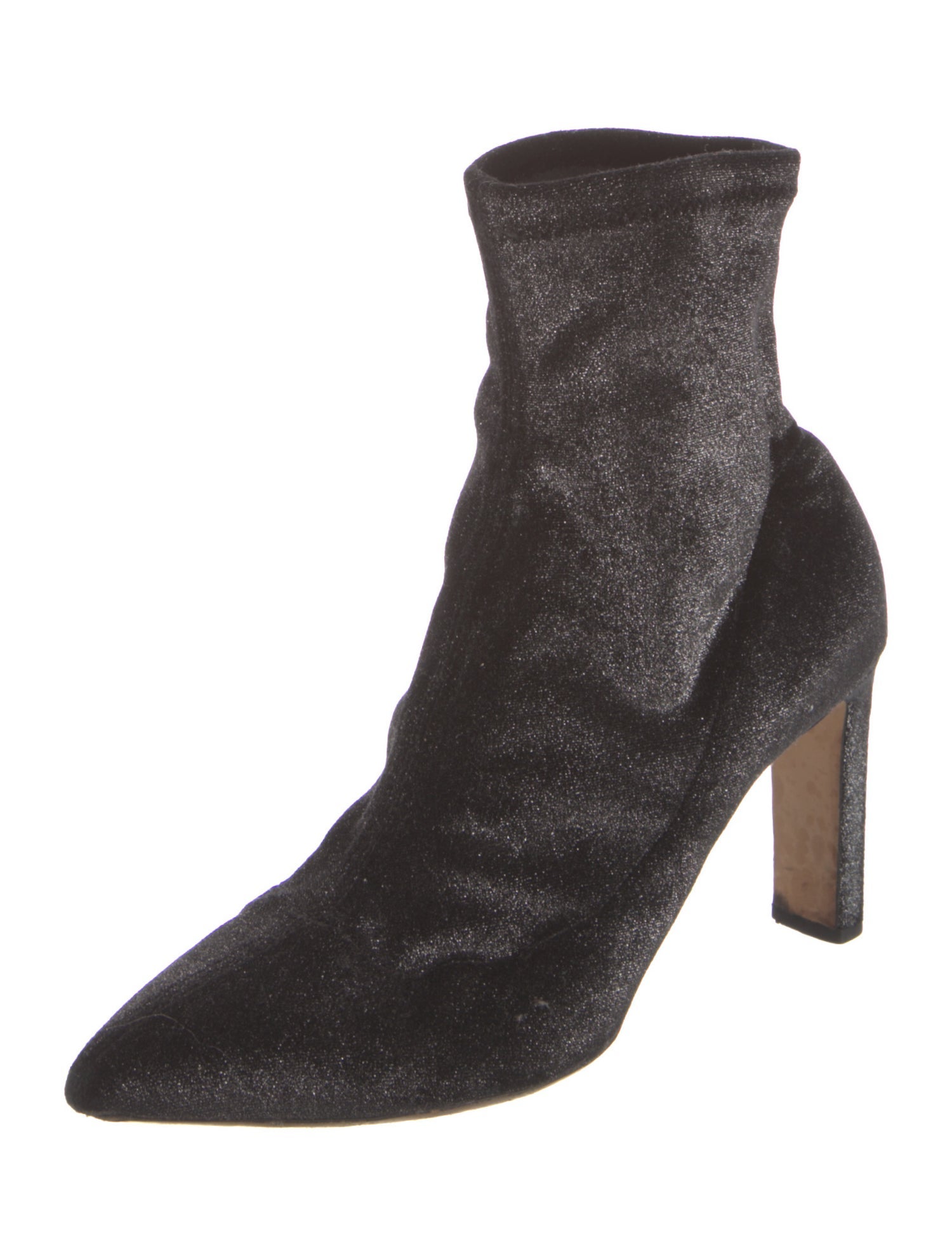 Jimmy Choo Velvet Glitter Accents Pumps