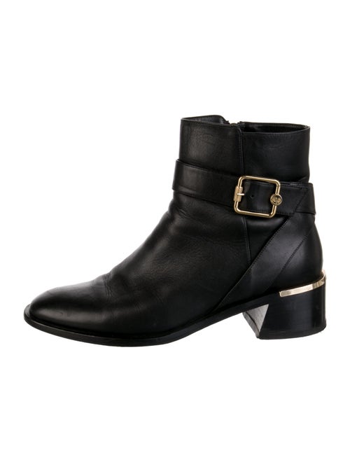 Jimmy Choo Leather Moto Boots