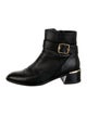 Jimmy Choo Leather Moto Boots