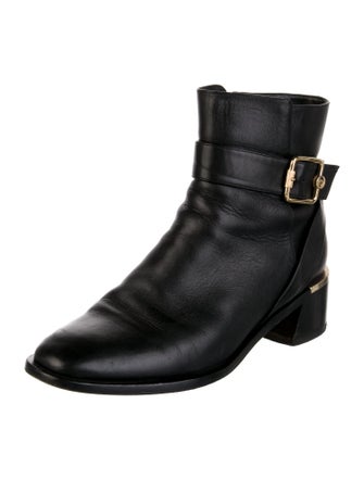Jimmy Choo Leather Moto Boots