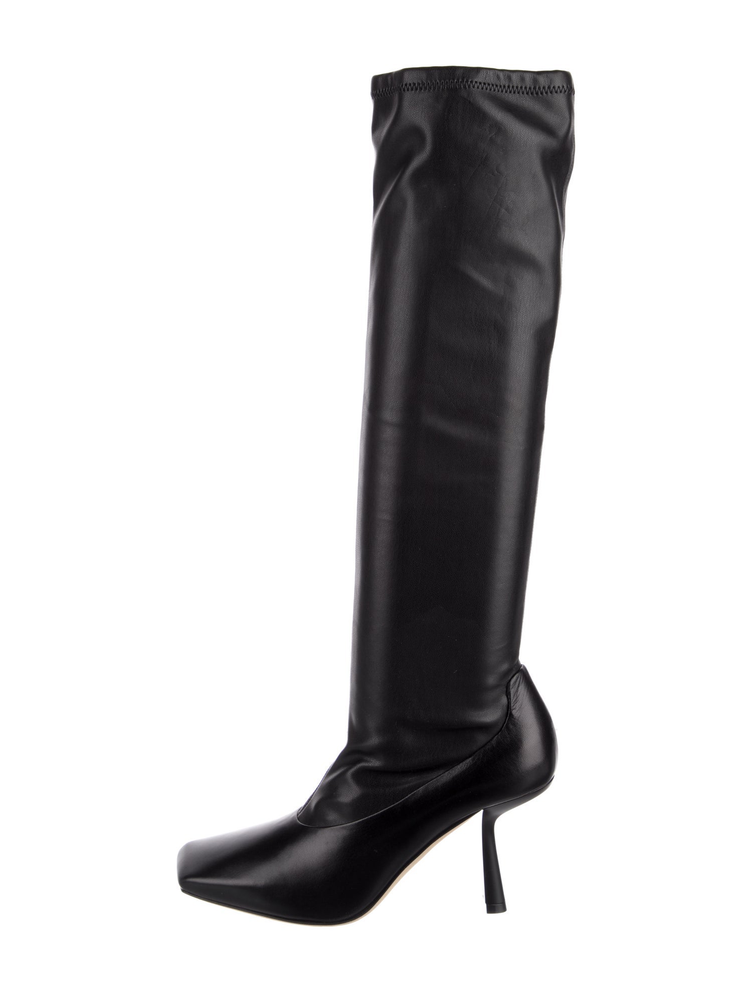 Jimmy Choo Leather Sock Boots