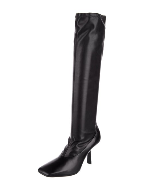 Jimmy Choo Leather Sock Boots