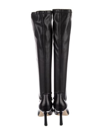 Jimmy Choo Leather Sock Boots