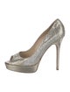 Jimmy Choo Glitter Glitter Accents Pumps