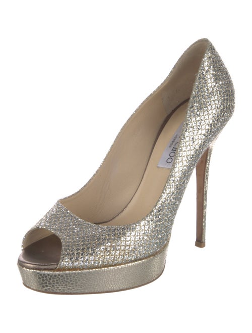 Jimmy Choo Glitter Glitter Accents Pumps
