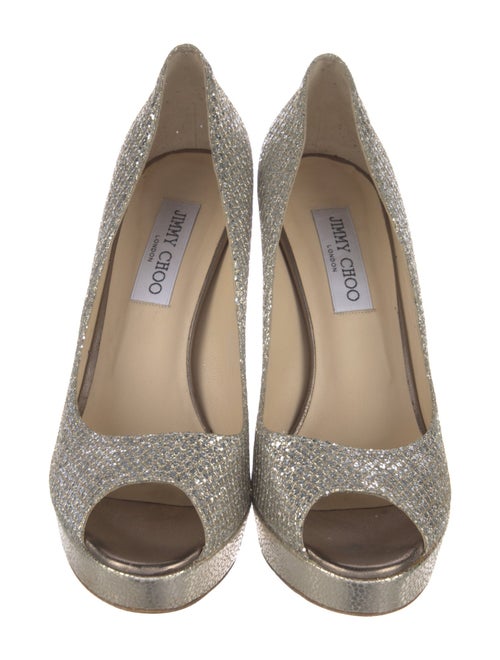 Jimmy Choo Glitter Glitter Accents Pumps