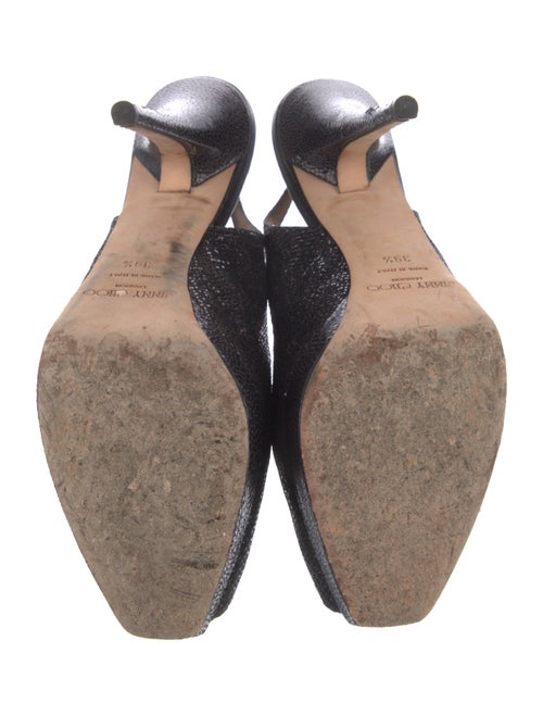 Jimmy Choo Glitter Glitter Accents Slingback Pumps
