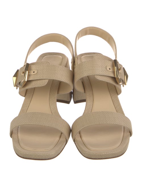 Jimmy Choo Leather Slingback Sandals