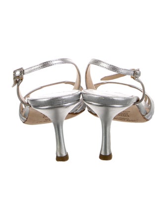Jimmy Choo Leather Slingback Sandals
