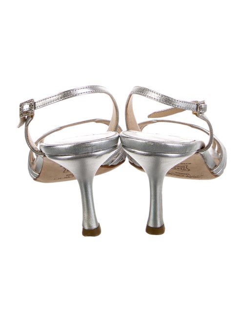 Jimmy Choo Leather Slingback Sandals